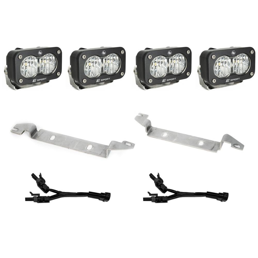 Baja Designs® S2 Sport Dual Fog Pocket LED Lights Kit (22-24 Toyota Tundra)