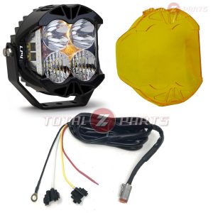 Baja Designs® LP4 Pro LED Clear Driving/Combo Light Headlight, Upfitter Harness, Amber Cover