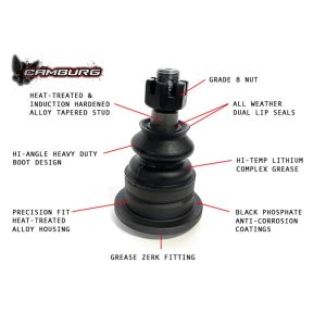 Camburg® X-Joint Front Upper Control Arms (05-23 Toyota Tacoma PreRunner/4WD)