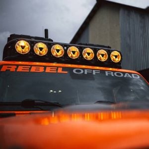 KC HiLiTES™ Gravity® Titan 45-inch LED Light Bar 7-Light w/Covers & Wiring Harness
