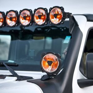 KC HiLiTES® Gravity Titan™ 6-inch LED Round Driving SAE Beam Lights Pair, Harness, Covers KC HiLiTES® Gravity Titan™ 6-inch LED Round Driving SAE Beam Lights Pair, Harness, Covers