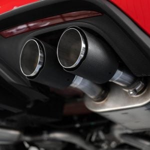 MBRP® Armor Pro Stainless Exhaust Quad Exit w/ Carbon Tips (18-23 Ford Mustang 5.0 V8) MBRP® Armor Pro Stainless Exhaust Quad Exit w/ Carbon Tips (18-23 Ford Mustang 5.0 V8)