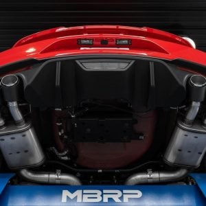 MBRP® Armor Pro Stainless Exhaust Quad Exit w/ Carbon Tips (18-23 Ford Mustang 5.0 V8) MBRP® Armor Pro Stainless Exhaust Quad Exit w/ Carbon Tips (18-23 Ford Mustang 5.0 V8)