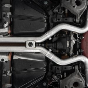 MBRP® Armor Pro Stainless Exhaust Quad Exit w/ Carbon Tips (18-23 Ford Mustang 5.0 V8) MBRP® Armor Pro Stainless Exhaust Quad Exit w/ Carbon Tips (18-23 Ford Mustang 5.0 V8)