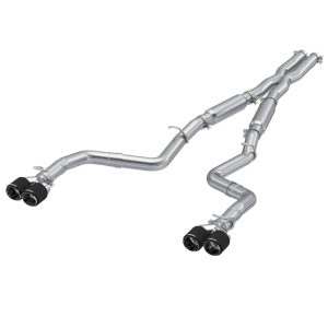 MBRP® Armor Pro Stainless Exhaust Quad Exit w/ Carbon Tips (15-16 Dodge Challenger R/T)