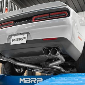 MBRP® Armor Pro Stainless Exhaust Quad Exit w/ Carbon Tips (15-16 Dodge Challenger R/T) MBRP® Armor Pro Stainless Exhaust Quad Exit w/ Carbon Tips (15-16 Dodge Challenger R/T)
