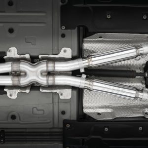 MBRP® Armor Pro Stainless Exhaust Quad Exit w/ Carbon Tips (15-16 Dodge Challenger R/T) MBRP® Armor Pro Stainless Exhaust Quad Exit w/ Carbon Tips (15-16 Dodge Challenger R/T)