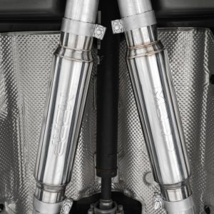 MBRP® Armor Pro Stainless Exhaust Quad Exit w/ Carbon Tips (15-16 Dodge Challenger R/T) MBRP® Armor Pro Stainless Exhaust Quad Exit w/ Carbon Tips (15-16 Dodge Challenger R/T)