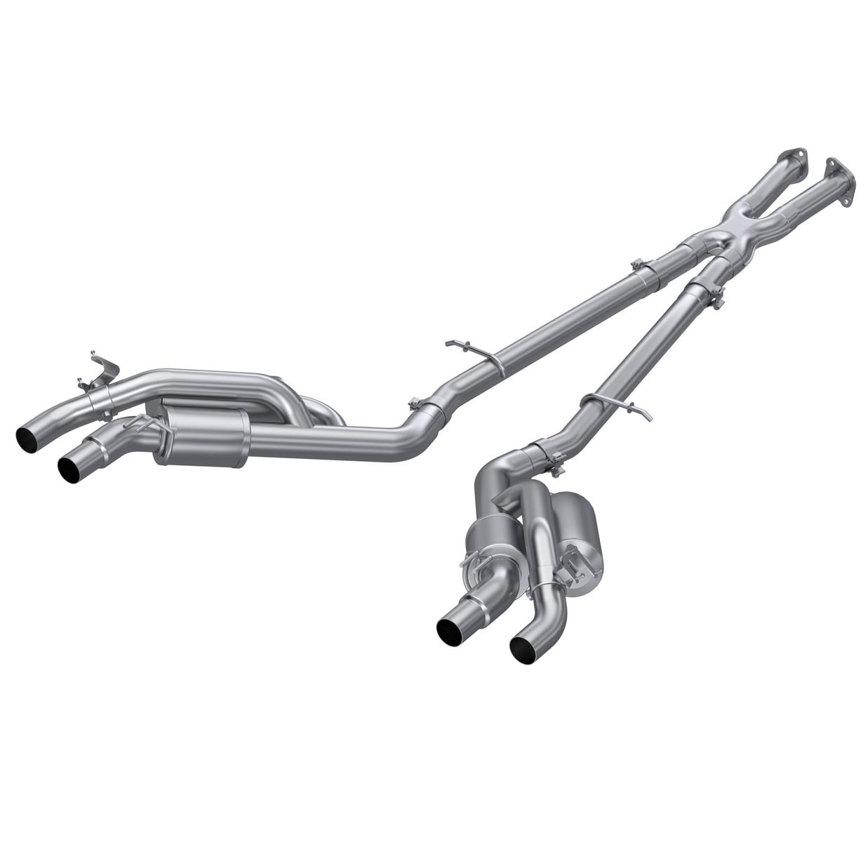 MBRP® Armor Pro T304 Stainless  2.5″ Active Exhaust Quad Exit (22-24 Kia Stinger)