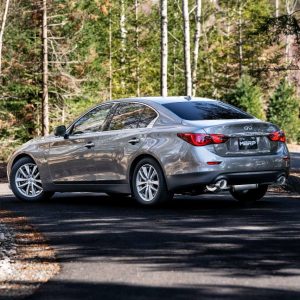 MBRP® Armor Pro T304 Stainless Catback Dual Exhaust w/Carbon Fiber Tips (16-24 Infiniti Q50) MBRP® Armor Pro T304 Stainless Catback Dual Exhaust w/Carbon Fiber Tips (16-24 Infiniti Q50)