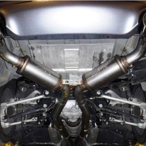 MBRP® Armor Pro T304 Stainless Catback Dual Exhaust w/Carbon Fiber Tips (16-24 Infiniti Q50) MBRP® Armor Pro T304 Stainless Catback Dual Exhaust w/Carbon Fiber Tips (16-24 Infiniti Q50)