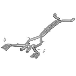 MBRP® Stainless T409 Armor Plus Quad Exit Catback Exhaust (16+ Chevy Camaro SS / ZL1)
