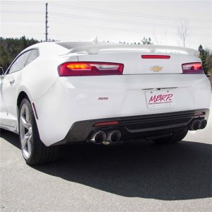 MBRP® Stainless T409 Armor Plus Quad Exit Catback Exhaust (16+ Chevy Camaro SS / ZL1)