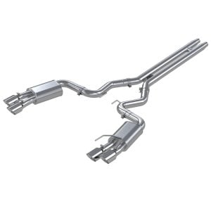 MBRP® Armor Pro T304 Stainless Catback Street Exhaust Quad Exit (18-23 Ford Mustang 5.0 V8)