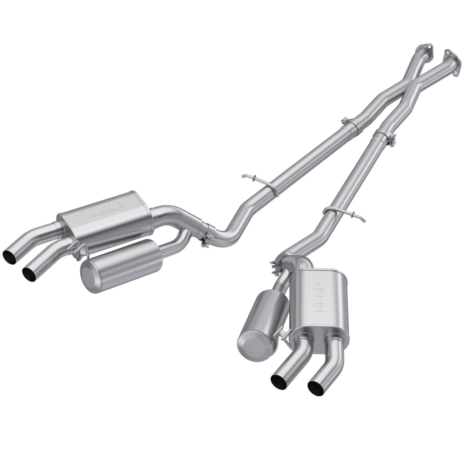 MBRP® Armor Pro T304 Stainless 2.5″ Street Exhaust Quad Exit (18-21 Kia Stinger GT 3.3L)