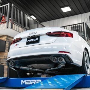 MBRP® Armor Pro T304 Stainless Exhaust Quad Exit w/Carbon Tips (18-24 Audi S4/S5)