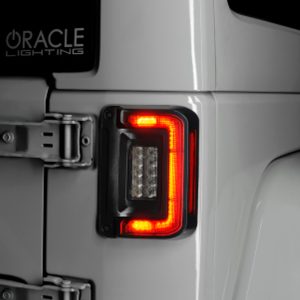 ORACLE Lighting® Flush Mount LED Tail Lights Red (07-17 Jeep Wrangler JK)