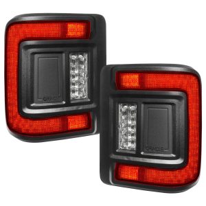 ORACLE Lighting® Flush Mount LED Tail Lights Red (18-24 Jeep Wrangler JL)