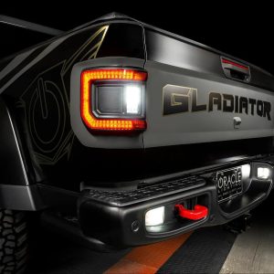 ORACLE Lighting® Flush Mount LED Tail Lights Red (20-24 Jeep Gladiator JT) ORACLE Lighting® Flush Mount LED Tail Lights Red (20-24 Jeep Gladiator JT)