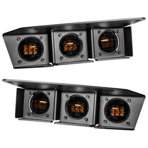 ORACLE Lighting® Triple LED Fog Kit (Amber) for 21-24 Ford Bronco, Steel Bumper