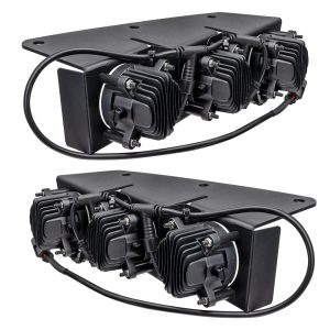 ORACLE Lighting® Triple LED Fog Kit (White) for 21-24 Ford Bronco, Steel Bumper
