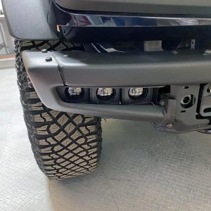 ORACLE Lighting® Triple LED Fog Kit (White) for 21-24 Ford Bronco, Steel Bumper