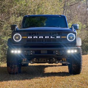 ORACLE Lighting® Triple LED Fog Kit (White) for 21-24 Ford Bronco, Steel Bumper