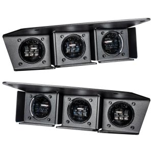 ORACLE Lighting® Triple LED Fog Kit (White) for 21-24 Ford Bronco, Steel Bumper