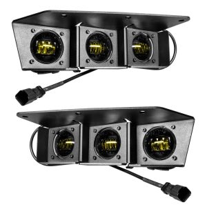 ORACLE Lighting® Triple LED Fog Kit (Yellow) for 21-24 Ford Bronco, Steel Bumper ORACLE Lighting® Triple LED Fog Kit (Yellow) for 21-24 Ford Bronco, Steel Bumper