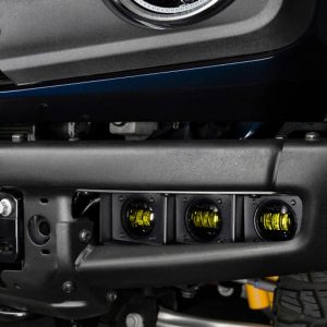 ORACLE Lighting® Triple LED Fog Kit (Yellow) for 21-24 Ford Bronco, Steel Bumper ORACLE Lighting® Triple LED Fog Kit (Yellow) for 21-24 Ford Bronco, Steel Bumper