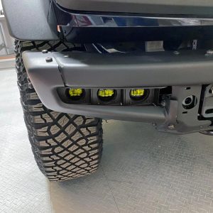 ORACLE Lighting® Triple LED Fog Kit (Yellow) for 21-24 Ford Bronco, Steel Bumper ORACLE Lighting® Triple LED Fog Kit (Yellow) for 21-24 Ford Bronco, Steel Bumper