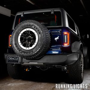 ORACLE Lighting® Flush Mount Red LED Tail Lights (21-24 Ford Bronco) ORACLE Lighting® Flush Mount Red LED Tail Lights (21-24 Ford Bronco)