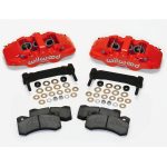 Wilwood® AERO6 Red Front Caliper & Bracket Upgrade Kit (97-13 C5/C6 Corvette)