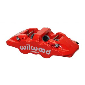 Wilwood® AERO6 Red Front Caliper & Bracket Upgrade Kit (97-13 C5/C6 Corvette)