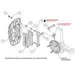 Wilwood® AERO6 Red Front Caliper & Bracket Upgrade Kit (97-13 C5/C6 Corvette) - Image 4