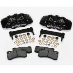 Wilwood® AERO6 Black Front Caliper & Bracket Upgrade Kit (97-13 C5/C6 Corvette)