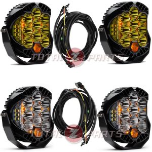 Baja Designs® 4 x LP9 Pro™ LED Lights & Toggle Switch Wiring (2 Amber Spot, 2 Clear Combo) Baja Designs® 4 x LP9 Pro™ LED Lights & Toggle Switch Wiring (2 Amber Spot, 2 Clear Combo)