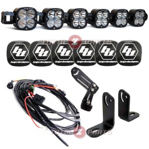 Baja Designs™ 6 XL Linkable LED Universal Light Bar w/Brackets, Wiring Harness, Rock Guards