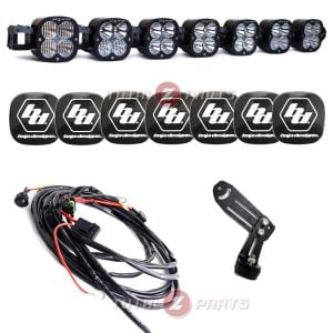 Baja Designs™ 7 XL Linkable LED Universal Light Bar 22,050 lm, Wiring Harness, Rock Guards