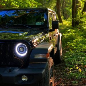 ORACLE Lighting OCULUS™ Switchback Bi-LED Projector Headlights Amber/White (18-Up Jeep Wrangler / Gladiator) ORACLE Lighting OCULUS™ Switchback Bi-LED Projector Headlights Amber/White (18-Up Jeep Wrangler / Gladiator)