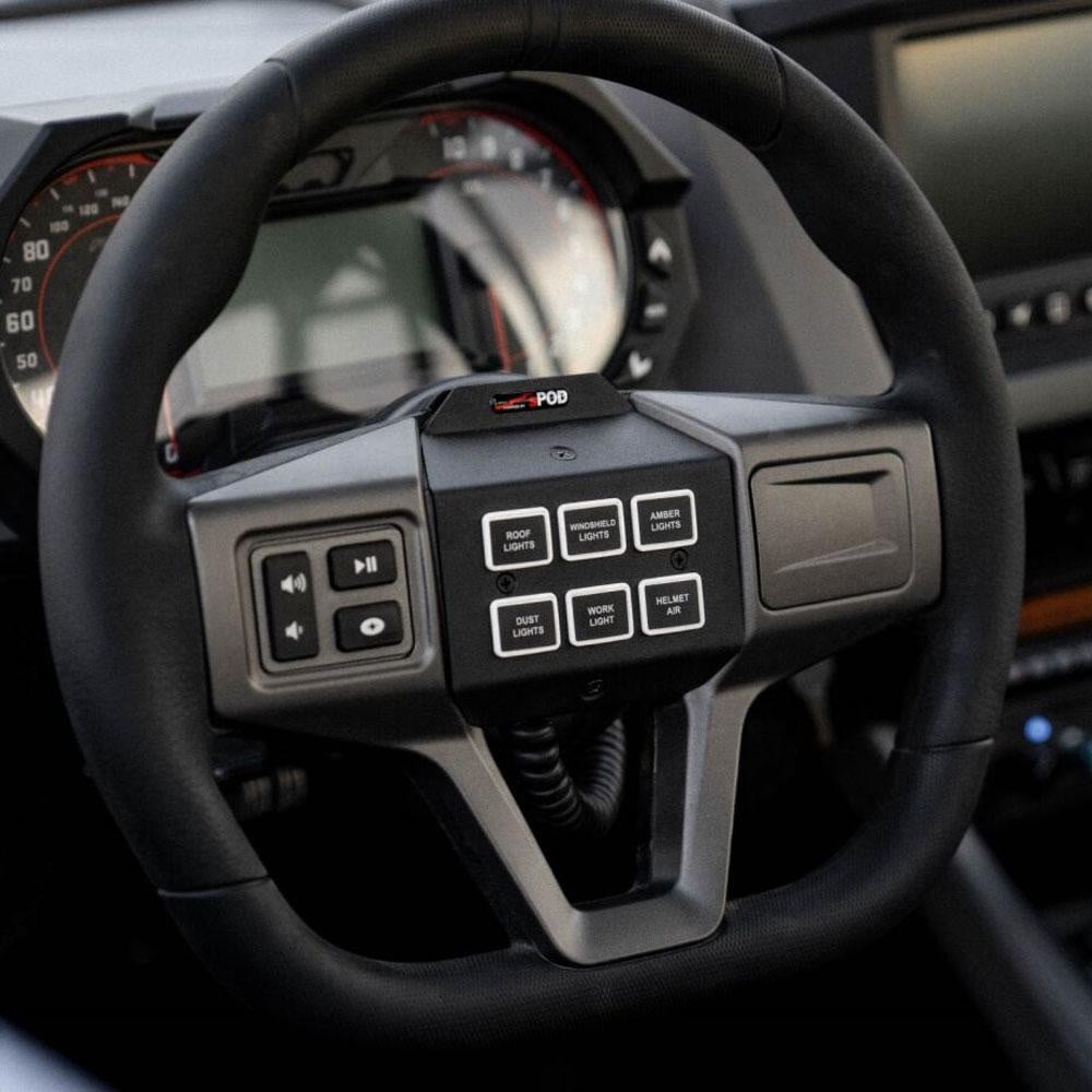 sPOD® SourceLT Mini6 Steering Wheel Mount Kit (Polaris RZR Pro R/Turbo R/Pro XP)