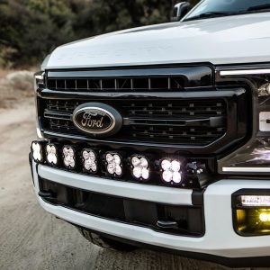 Baja Designs™ 7 XL Linkable LED Universal Light Bar 22,050 lm, Wiring Harness, Rock Guards