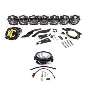 KC HiLites Pro6 Gravity® 7-Light LED Light Bar Kit + Add-On Light Kit (17-24 Can-Am Maverick X3)