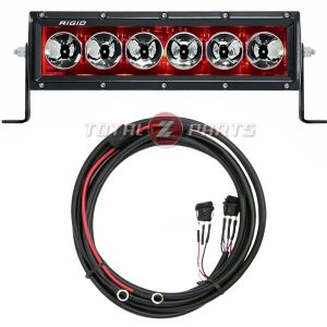 Rigid Industries® Radiance+ 10 inch LED Light Bar (Blue Backlight) with Harness