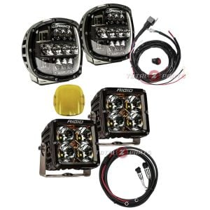 RIGID® 6-inch Adapt XP Extreme Powersports LED Lights Pair w/Harness + POD XL Pair w/Harness