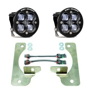 Baja Designs® Squadron™ SAE Clear LED Fog Lights Kit (18-Up Wrangler / Gladiator Rubicon)