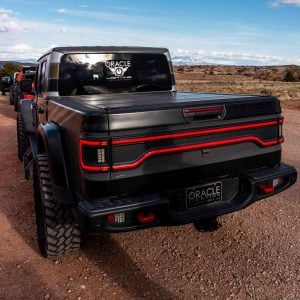 ORACLE Lighting® Racetrack Flush Style Tinted LED Tailgate Panel (20+ Jeep Gladiator JT) ORACLE Lighting® Racetrack Flush Style Tinted LED Tailgate Panel (20+ Jeep Gladiator JT)