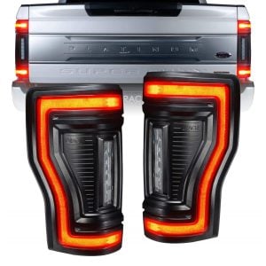 ORACLE Lighting® LED Tail Lights Flush Mount Red (17-22 Ford F-250/350 Super Duty)