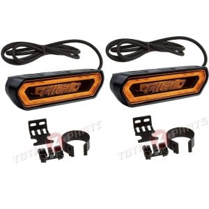 Rigid Industries® Pair of LED Rear Chase Tail Brake Light (Amber)