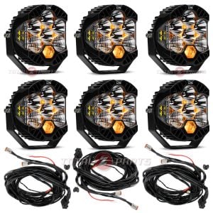 Baja Designs® LP6 Pro (6-Pack) LED Clear Driving/Combo Lights & Upfitter Wiring Baja Designs® LP6 Pro (6-Pack) LED Clear Driving/Combo Lights & Upfitter Wiring